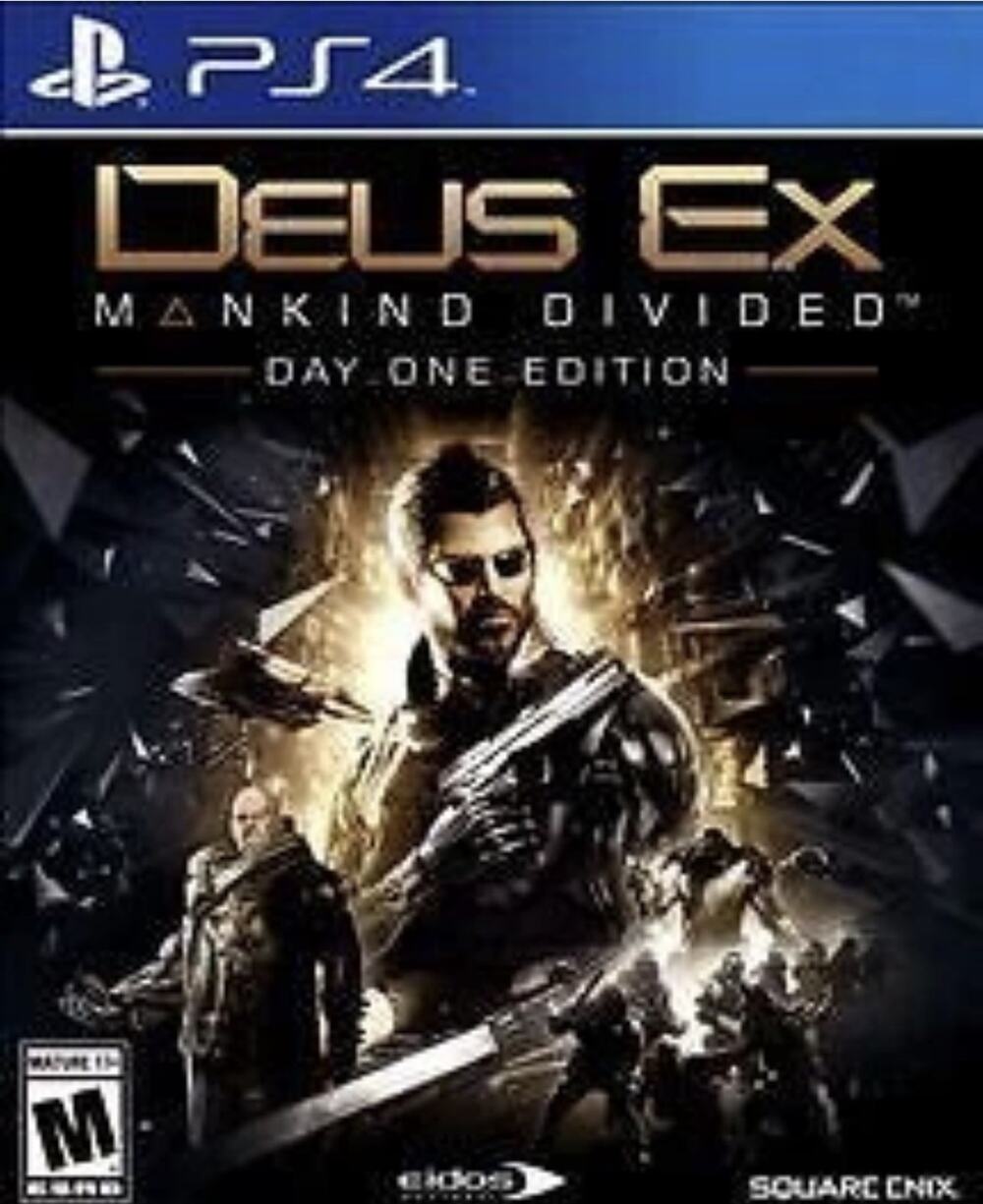 Deus Ex: Mankind Divided - Sony PlayStation 4 - PS4 DISC ONLY!!!